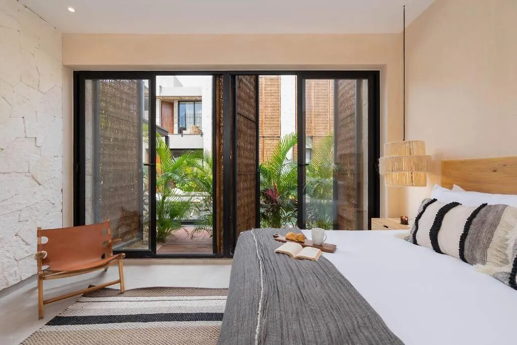 Apartment Ferienwohnung Lujoso Departamento Boho-Chic Con Alberca Privada Tulum