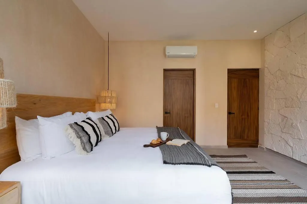 Ferienwohnung Lujoso Departamento Boho-Chic Con Alberca Privada Tulum Apartment