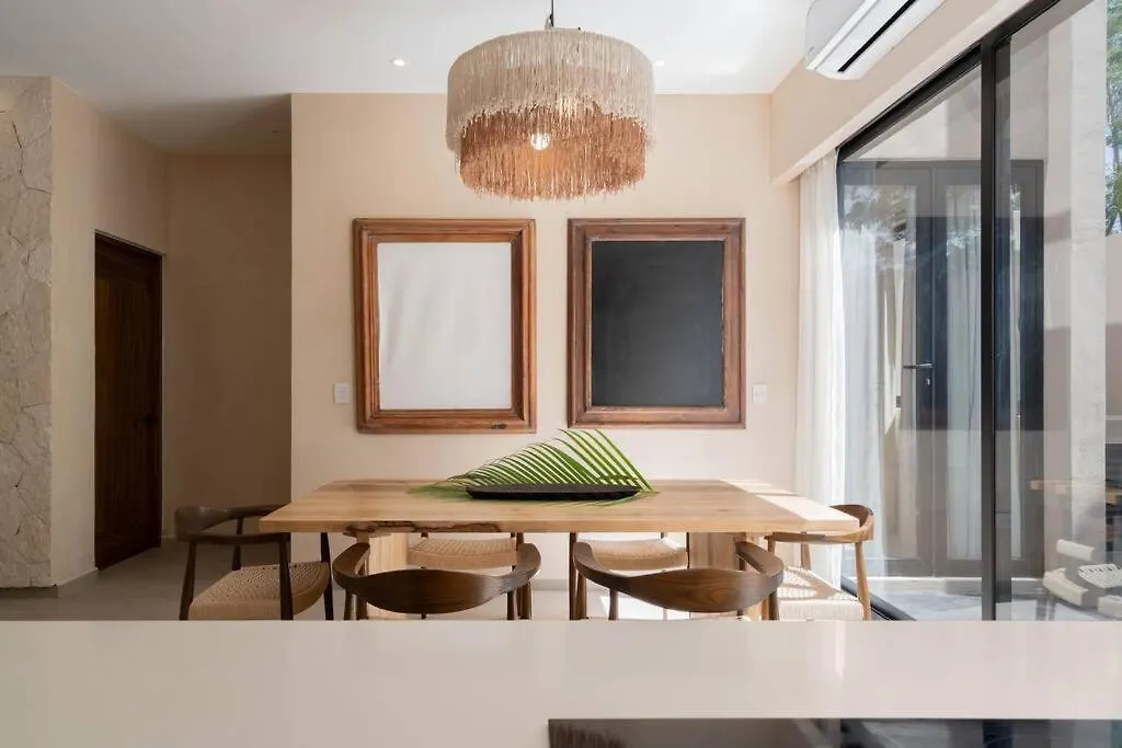 Apartment Ferienwohnung Lujoso Departamento Boho-Chic Con Alberca Privada Tulum