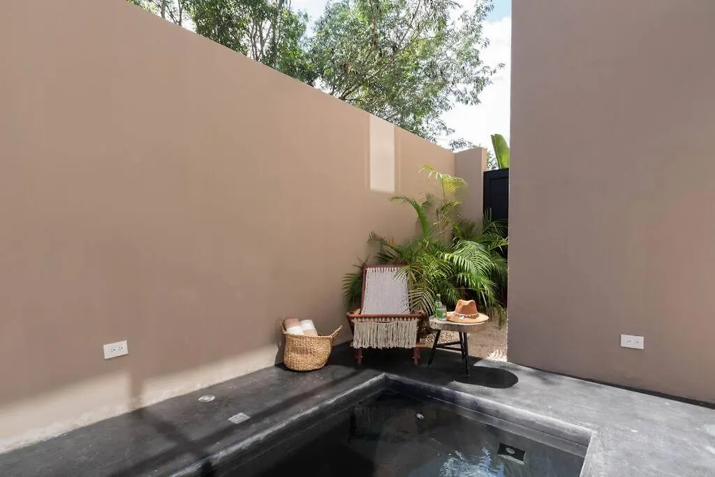 Apartment Ferienwohnung Lujoso Departamento Boho-Chic Con Alberca Privada Tulum Mexiko