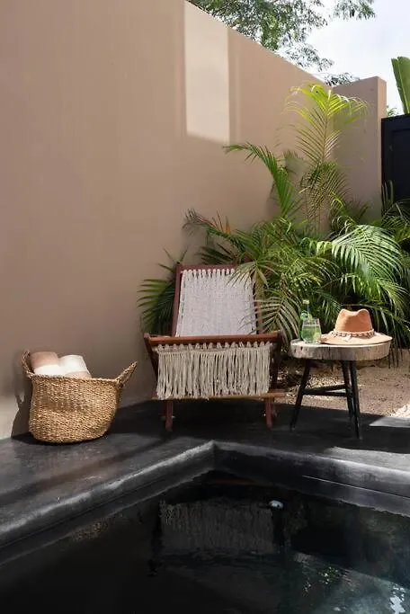 Ferienwohnung Lujoso Departamento Boho-Chic Con Alberca Privada Tulum Apartment